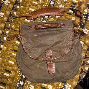 Korchmar waxed canvas cross body bag